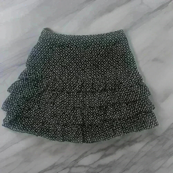 Celia Bertwell Polka Dot Ruffle Skirt Size 4 - Picture 2 of 3
